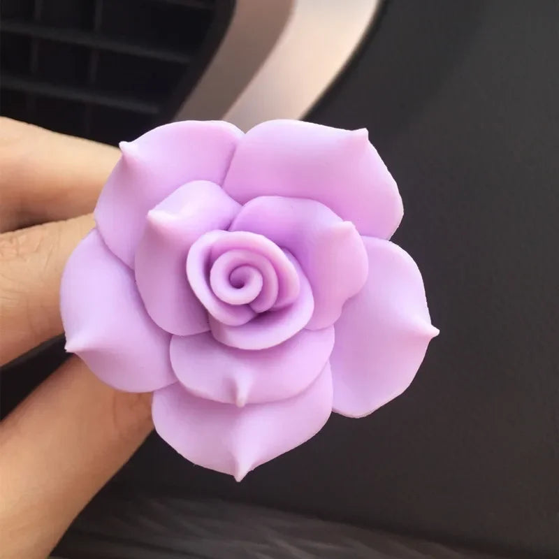 Flower Car Decor Clip Car Air Outlet Fragrant Perfume Clip Car Aroma Diffuser Air Freshener Auto Air Conditioning Clip Accessory