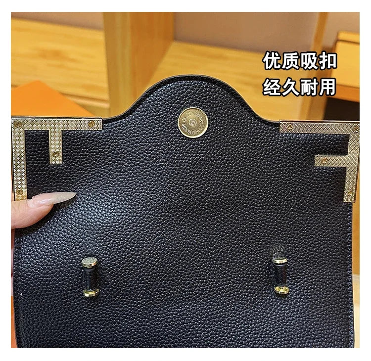 Famous Designer Women's Stylish Leather Shoulder Bag - Classic Elegant Ladies Crossbody Bag Handbags Fashion