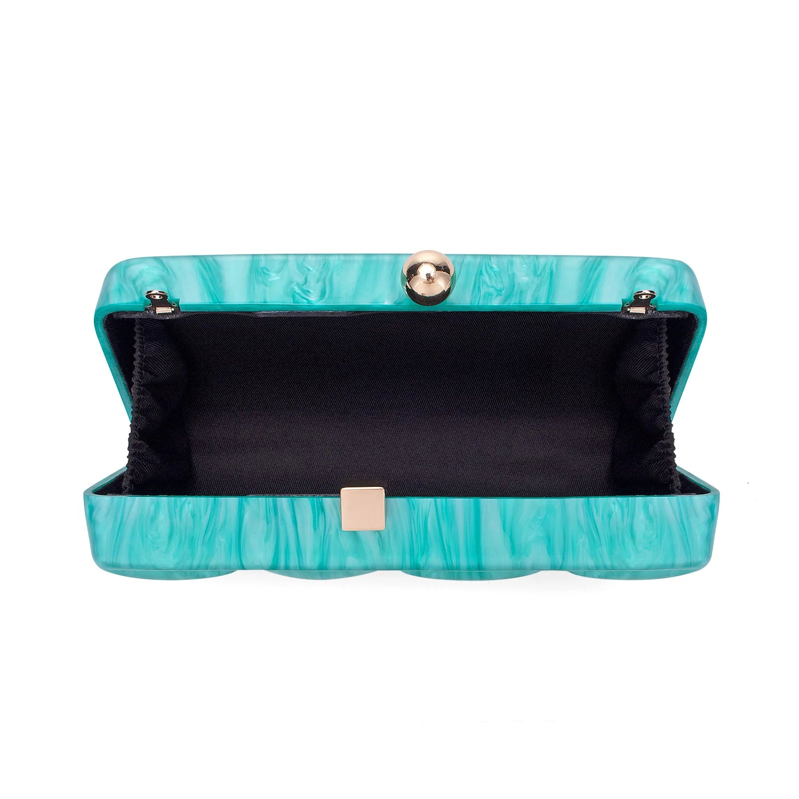 Luxury Evening Bag For Women Elegant Acrylic Hard Surface Ladies Clutch 5 Color Hangbag Party Wedding Shoulder Bags 2024 Fashion