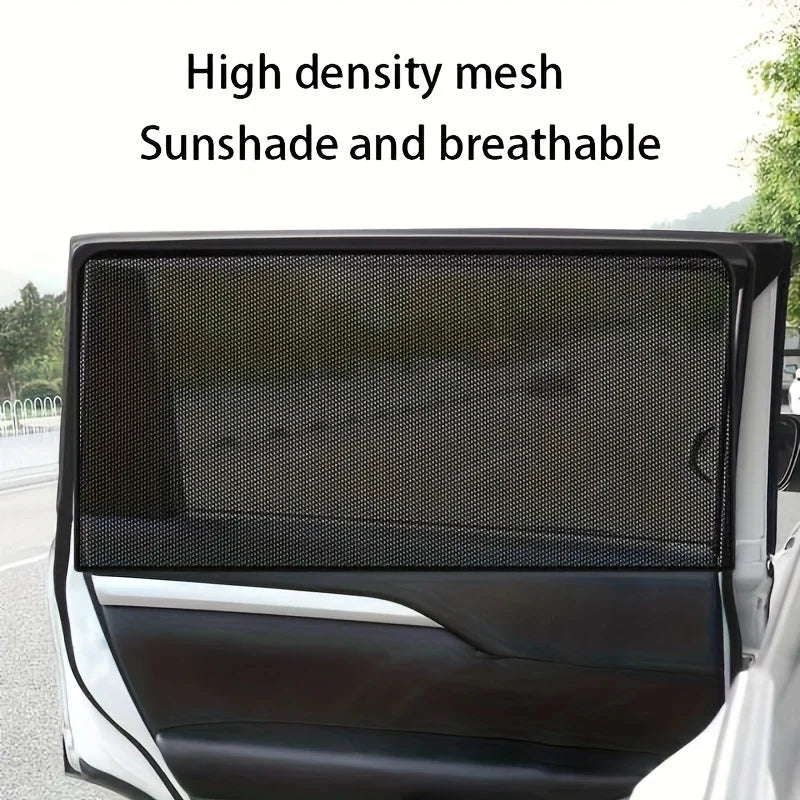 Magnetic Side Window Sunshade Sun Shade for Car Window Double Thickness Auto Windshield Sunshade Curtain Universal