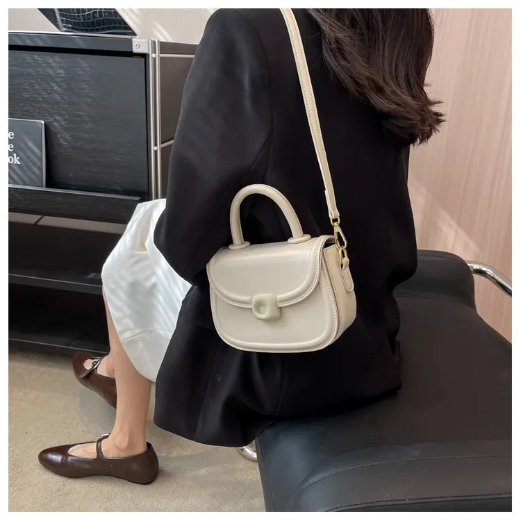 Luxury Women's Multi-functional Small Messenger Bag,high-end Texture Fashionable Square Handbag Trendy Handheld and One Shoulder