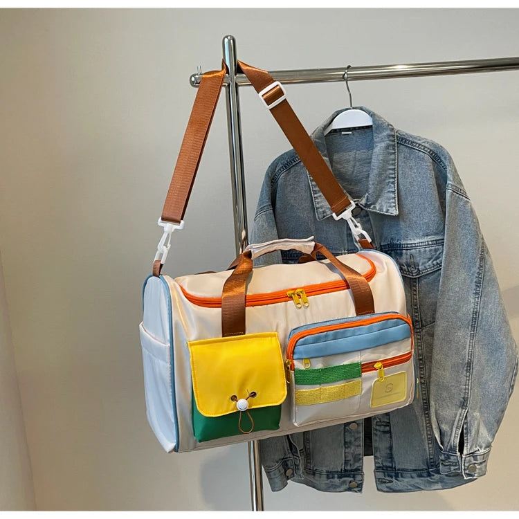 Travel Bag, Duffel Bag Cosmetics Bag, Professional Fitness Bag, Yoga Swimming Training Backpack, Satchel Shoulder Crossbody Tote Bag, Suitable for Men and Women