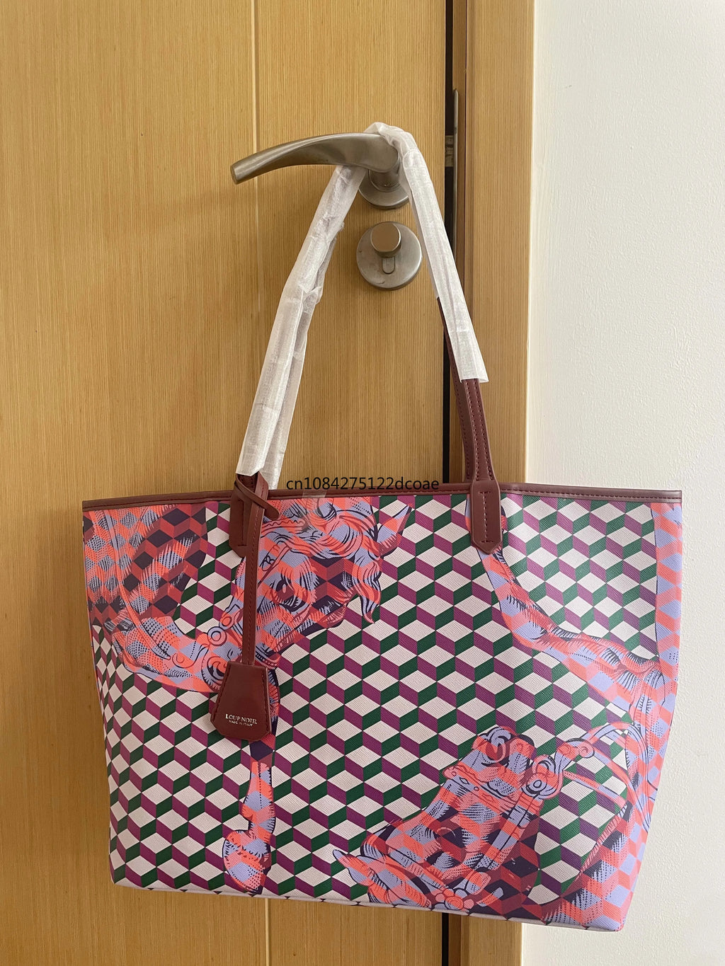 NEW LOUP NOIR Tote Bag for Women Shoulder Women Bags High Quality Famous Brands Bag Casual Totes Large Capacity Horse Noir Bag