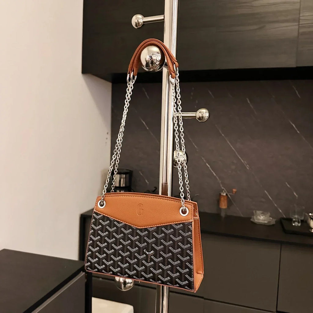 2025 Luxury Leather Women's Crossbody Commuter Bag - Classic Brand Design, Large Capacity for Work/Office + Free Shipping