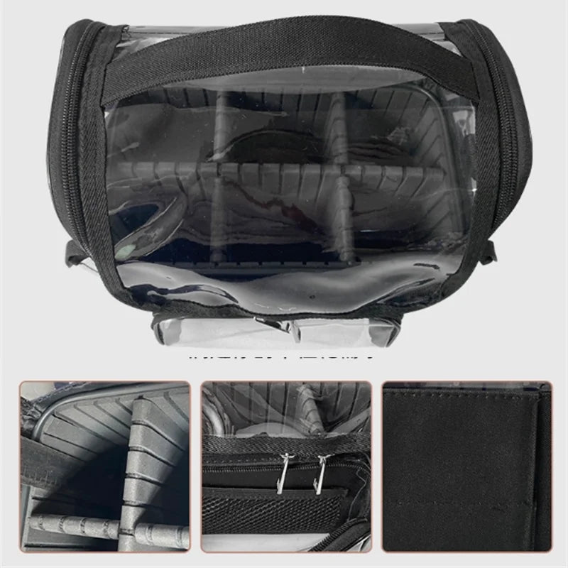 Cosmetic Makeup Tools Bag Large Capacity Makeup Brush Holder Travel Makeup Artist Bag Waterproof Cosmetic Organizer with Divider