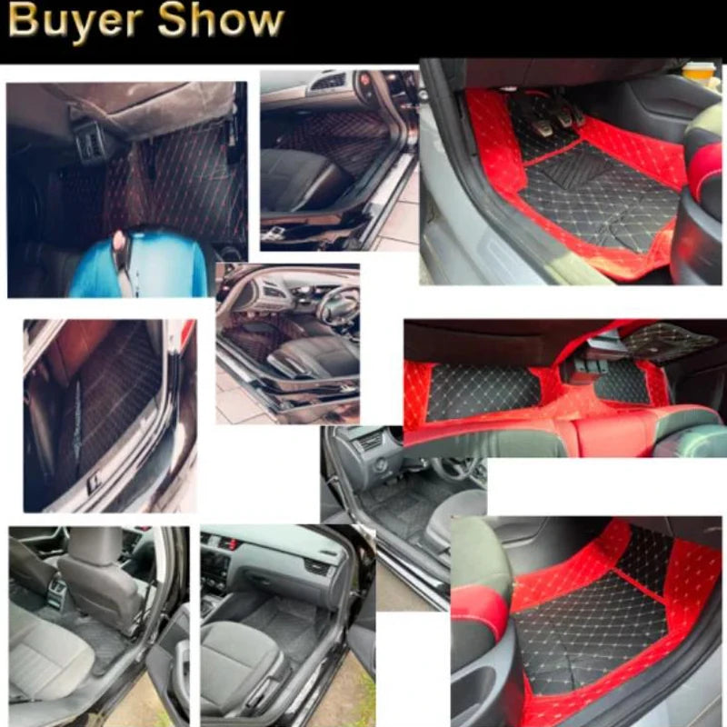 Custom Car Floor Mat for Audi A6 C7 Sedan sportback Allroad Avant 2007 2008 2009 2010 2012 2013 2014 2015 2016 2017 2018 styling