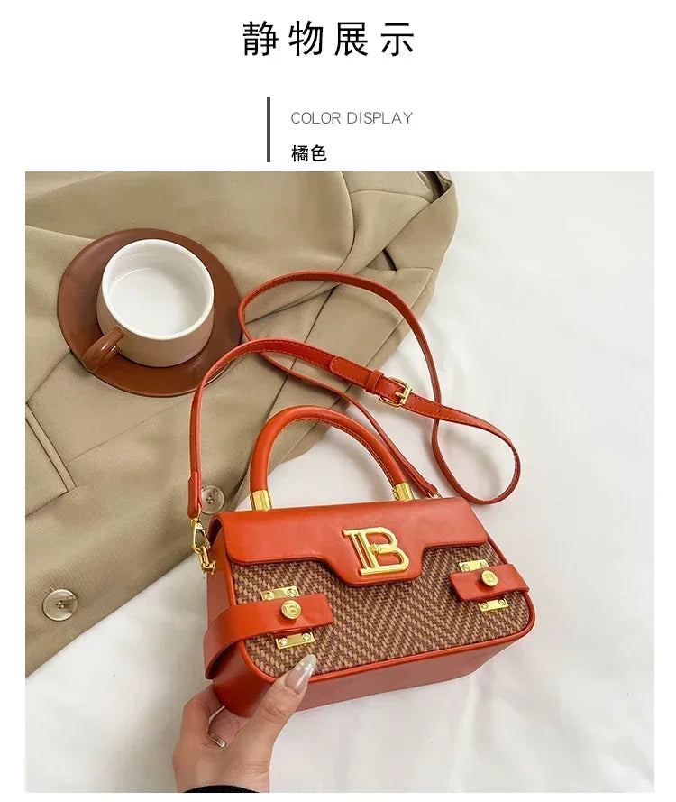 Luxury Macaron Crossbody Bag - 2025 New Small Square Purse, Lightweight Designer Handbag, Fashionable for Women