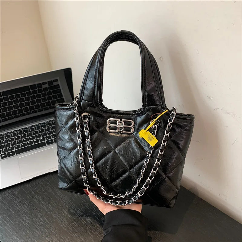 Luxury Brand Popular Classic Handbags For Ladies, Leather Tote Bags With Crossbody, Elegant Women's Fashion