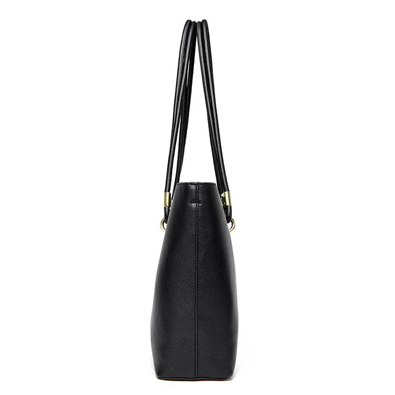 Women Hobo Bag Superior quality PU Leather Solid Shoulder Bag Bucket bag Fashion Large Capacity Handbag For School Work wallet