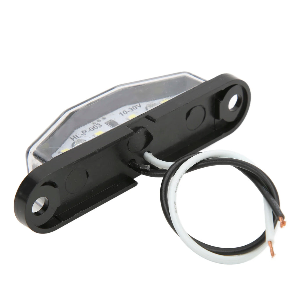 4‑LED License Plate Light 10‑30V IP67 Waterproof Durable Lamp For Trailer RV Van Truck