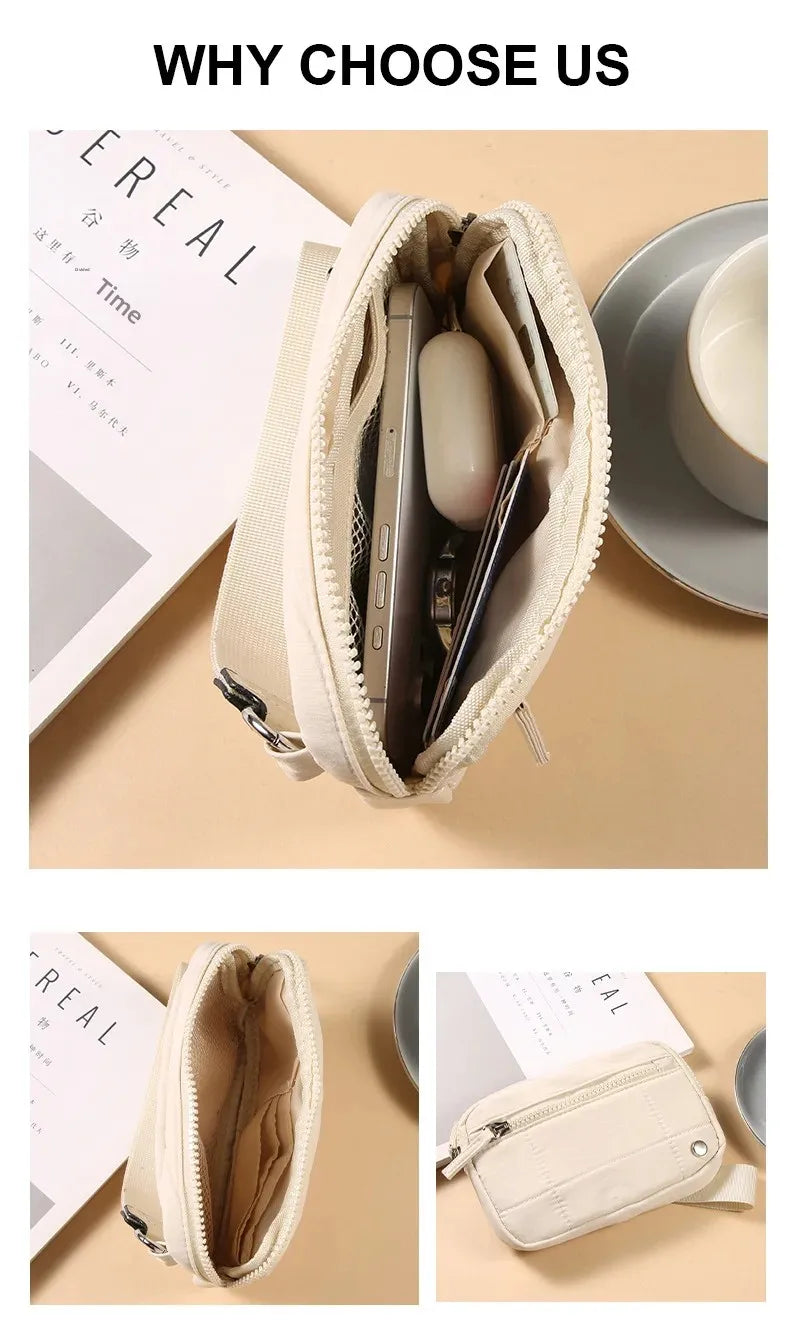 New Multi-Functional Waist Bag with Wrist Strap Handheld Diagonal Crossbody Outdoor Sports Polyester Waterproof Chest Bag