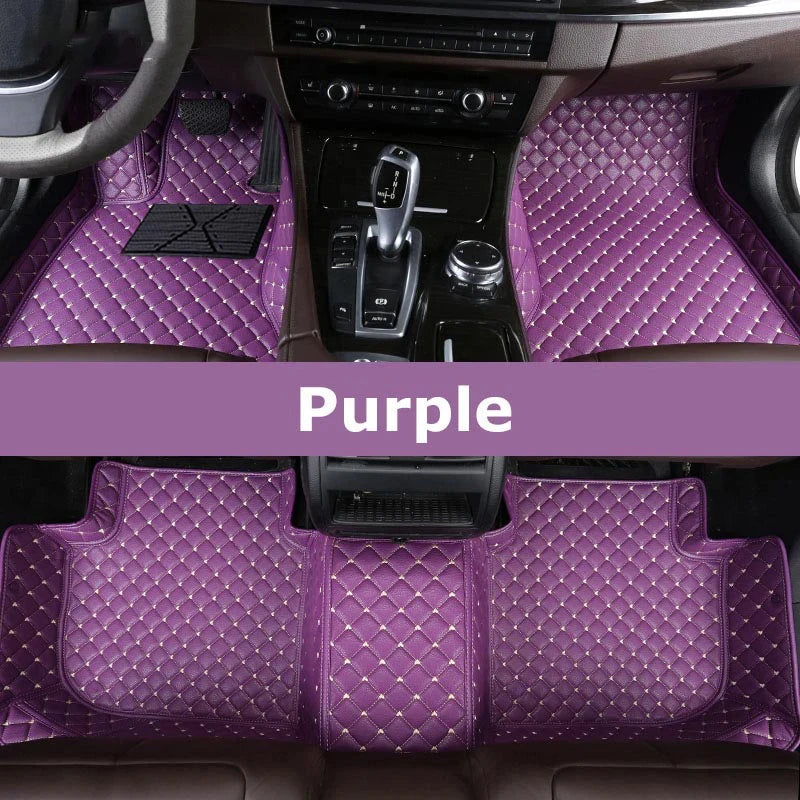 Car Floor Mats For Ford Fiesta Mk6 Mark VI Mk7 WS WT WZ 2009~2016 Anti-dirt Pads Car Carpet Non-slip Auto Rug Car Accessories