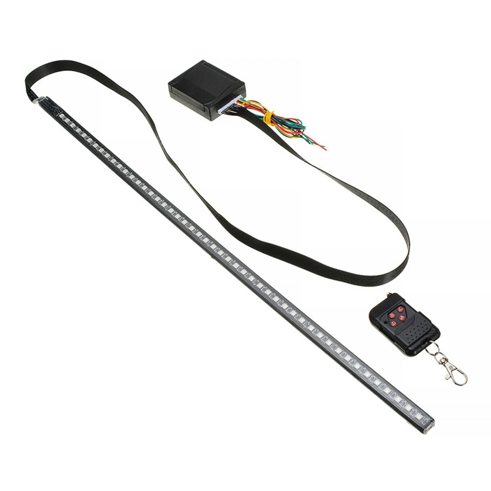 LED Light Strip for Car, Car Products, RGB Knight Rider, SUV Scanner, Flash Rhythm Recognition, Light Strip, DC 12V, 48, 22in