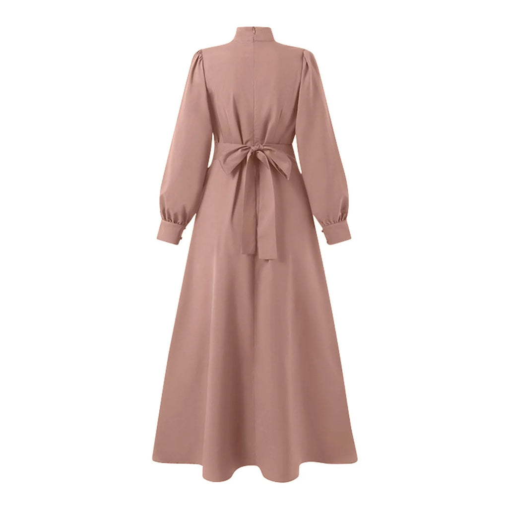 Women Muslim Kaftan Abaya Dubai Turkey Muslim Fashion Hijab Dress Kaftan Islam Clothing African Maxi Dresses Arab Robe