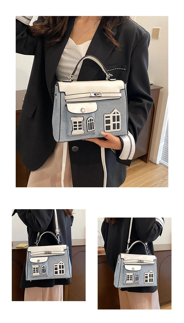 Luxury Famous Designer Leather Shoulder Bag For Women, Elegant Classic Messenger Bag Popular Ladies Handbags Collection