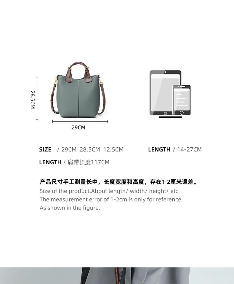 Health Handbag Women  New Basket Bucket Bag Senior Sense Women's Bag Middle-aged Women Crossbody Bag Simple Fashion