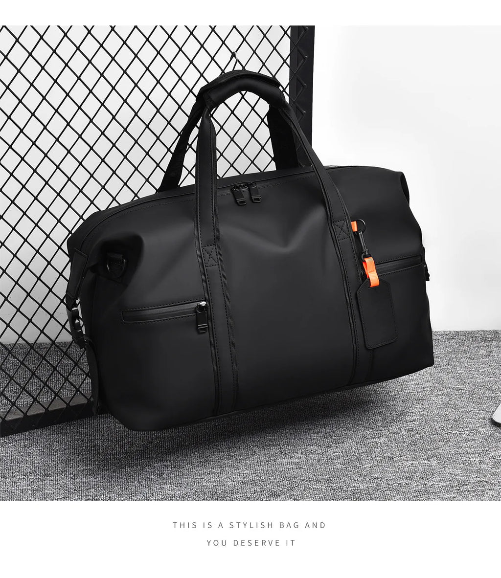 Gym Bag Men Hand-Held Luggage Bag Short Distance Large Capacity Travel Luggage Bag Business Trip Lightweight Travel Leisure Bag