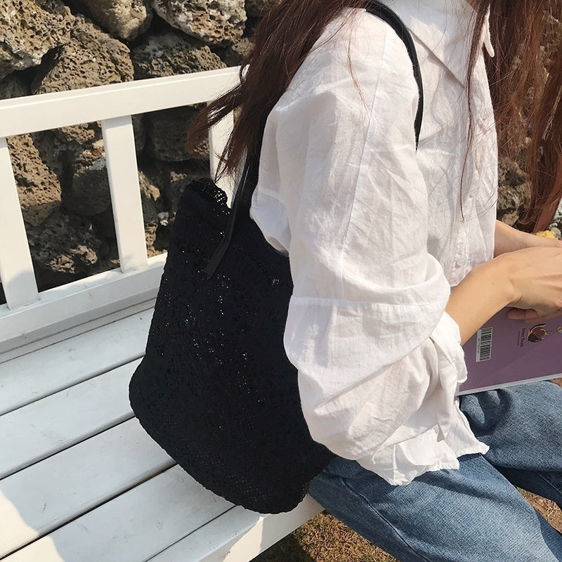 Women's Bag Shoulder Bags Leather Handbags Canvas TOP-handle Bag Luxury Fashion Lady Crossbody Bags for Women Casual Fashion