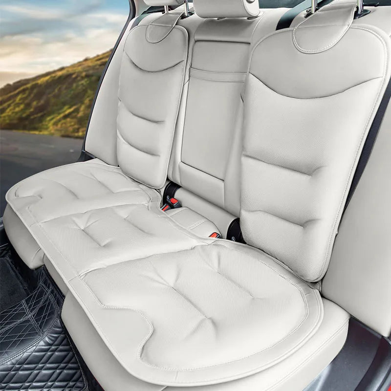 Leather Car Seat Covers Four Season Universal Breathable Ventilated Seat Covers Car Backrest Cushion Automotive Interior Supplie