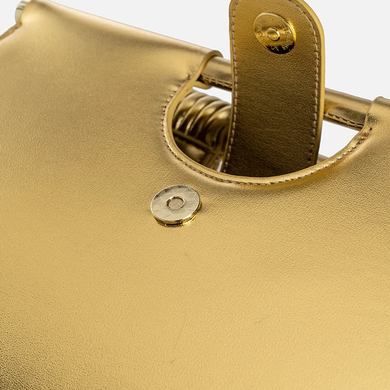 Handbags for Women 2025 New Gold Luxury Designer Brand Handwoven Noodle Bags Half Round Pulled Hobo Silver Evening Clutch Chic