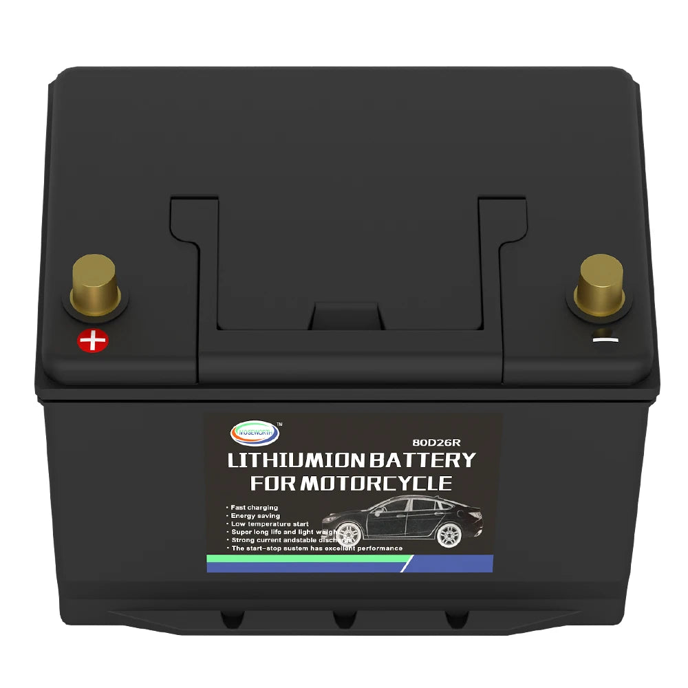 LiFePO4 Car Battery Built in BMS 70Ah 82Ah 100Ah 120Ah CCA 1300 1600 1900 2300A Car Jump Starter Lithium Iron Battery for RV Van