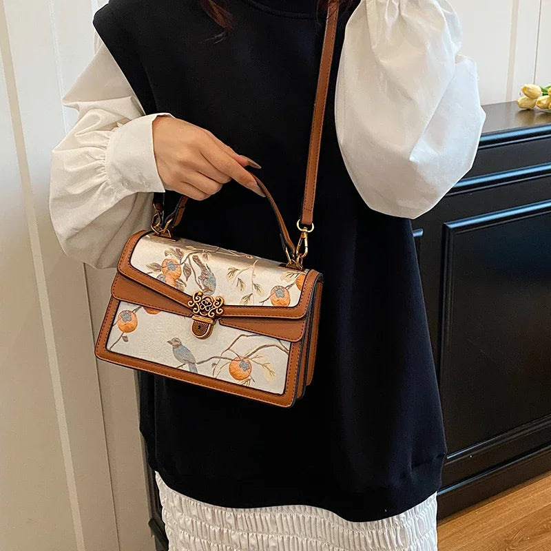 Luxury Handbags Famous Brand Women Bags Designer Lady Small Printing Crossbody Bags Pu Leather Women Shoulder Handbags