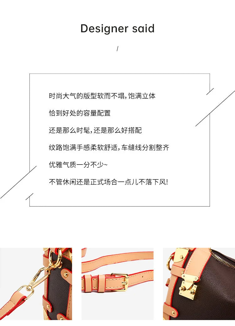 French Luxury Box Bag Mini Square Purse, Multi-Way Shoulder/Crossbody, High-End PU Leather, Compact & Stylish, Elegant Work Bag