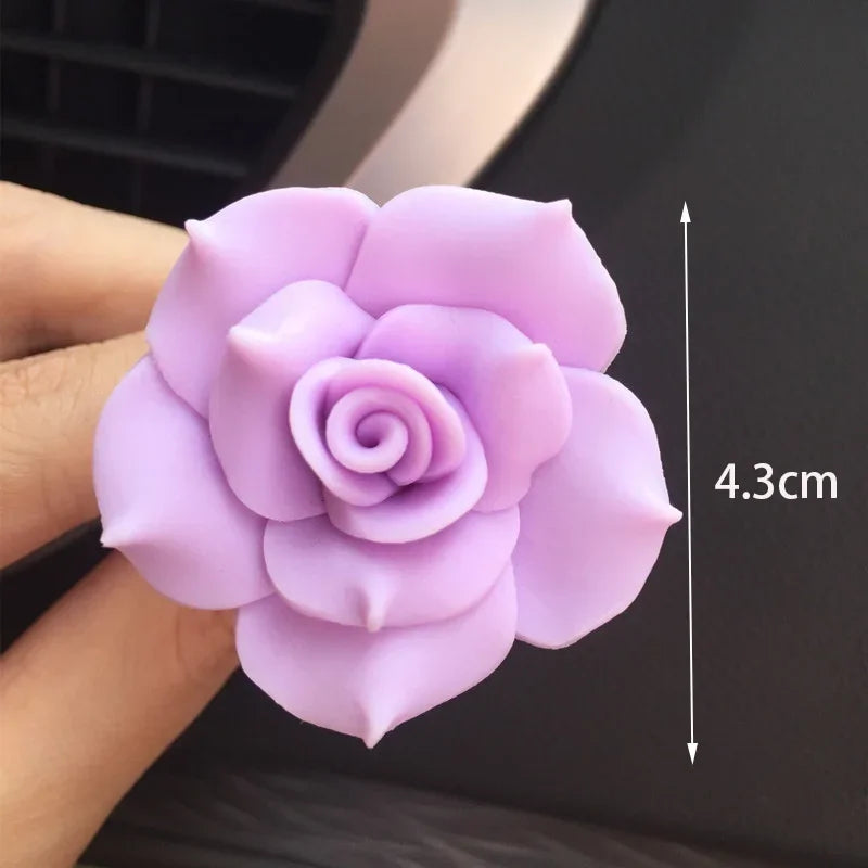 Flower Car Decor Clip Car Air Outlet Fragrant Perfume Clip Car Aroma Diffuser Air Freshener Auto Air Conditioning Clip Accessory