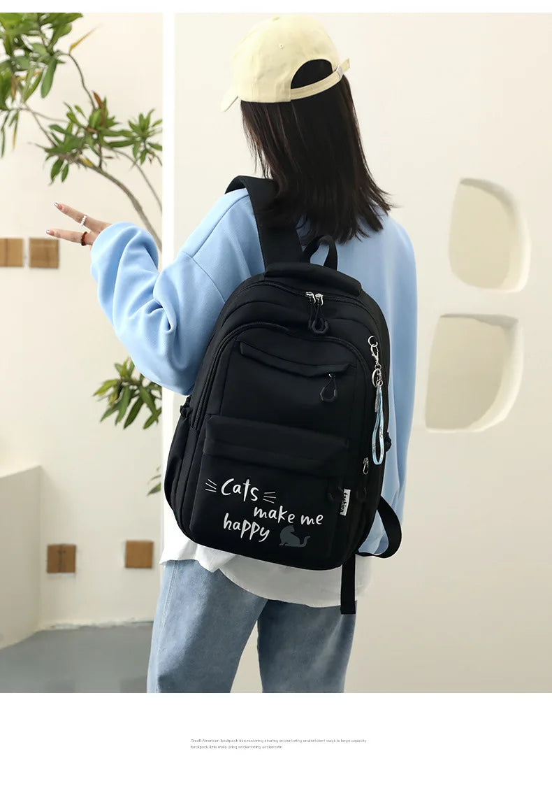 Backpack School Bag Girl Back Pack For Children Kid Child Teenager Female Class Schoolbag Primary Women Bagpack Teen Bookbag Kit