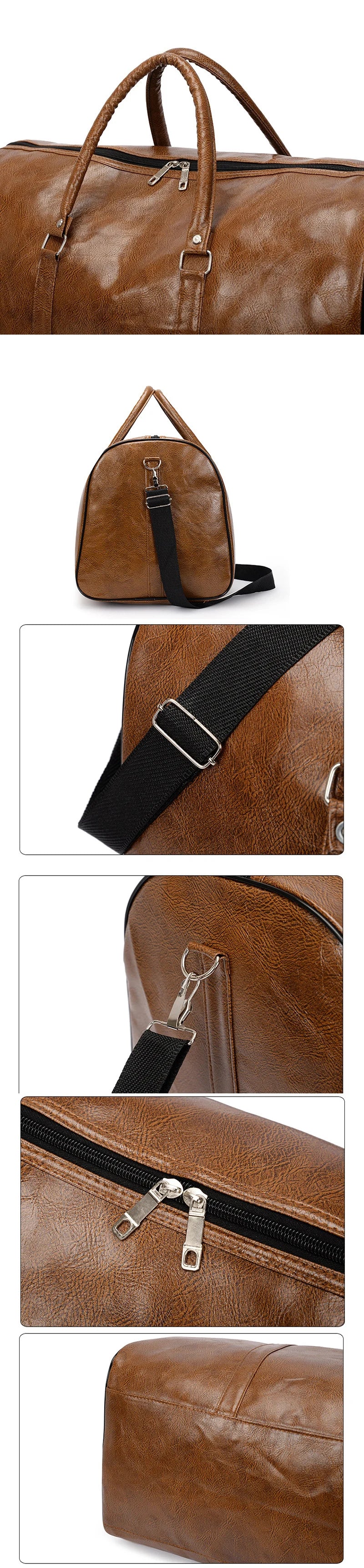 Gym Fitness Bags for Man Leather Travel Duffle Luggage Waterproof Shoulder Swimming Outdoors Boston Sports Female Bags Handbag