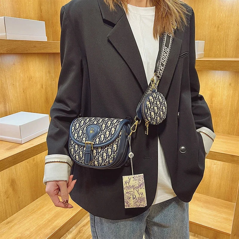 Luxury Brand Ladies Messenger Bag, Durable Leather Shoulder Bag For Professionals, Famous Designer Handbag