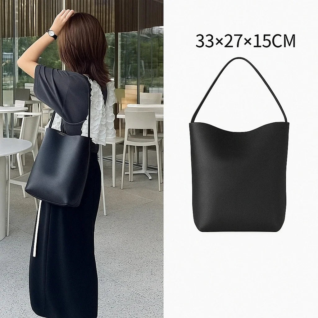 Simple Tote Bag Women's Satchel Fashion Sling Shoulder Shopping Outdoor Large-capacity Storage Shopping Bag Bucket Handbags