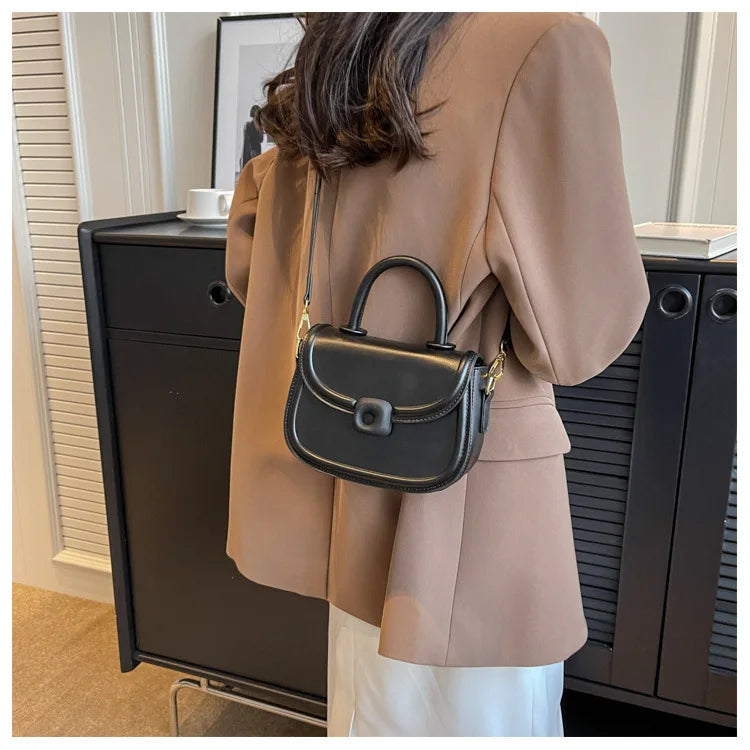 Luxury Women's Multi-functional Small Messenger Bag,high-end Texture Fashionable Square Handbag Trendy Handheld and One Shoulder