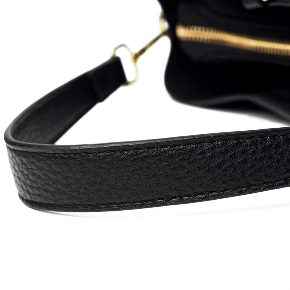 Luxury Designer High Quality Leather Women's Handbag Purses 3 Layers Multifunctional Ladies Shoulder Messenger Bags Sac Femme