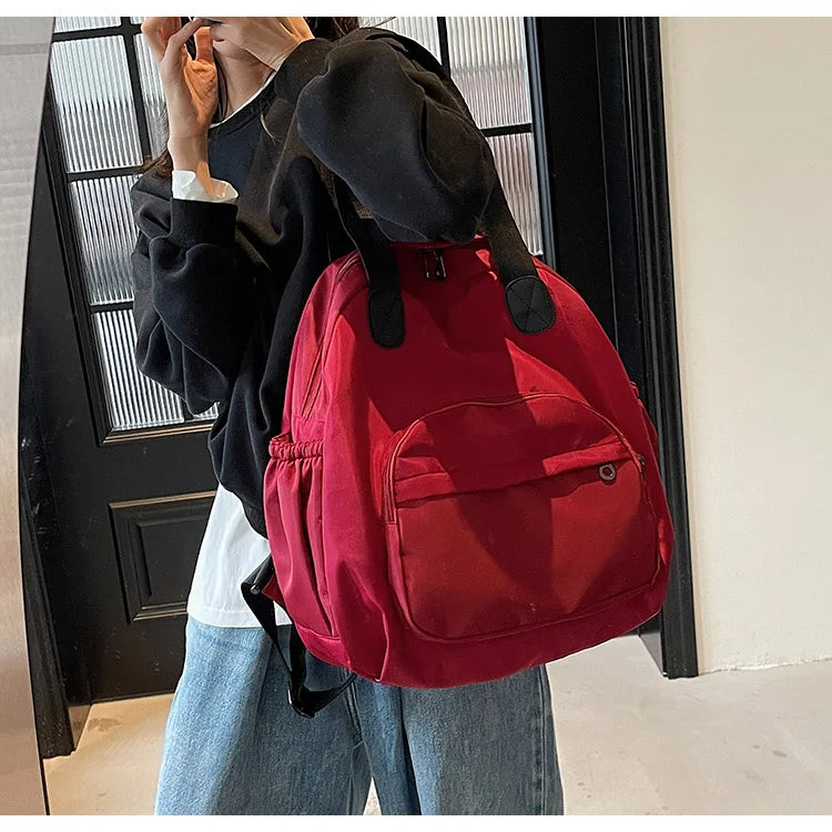 2025 New Leisure Trendy Light Luxury Handbag oulder Bag Korean Japanese Sle Multi-Use Lazy Wind Dual-Purpose Bapa