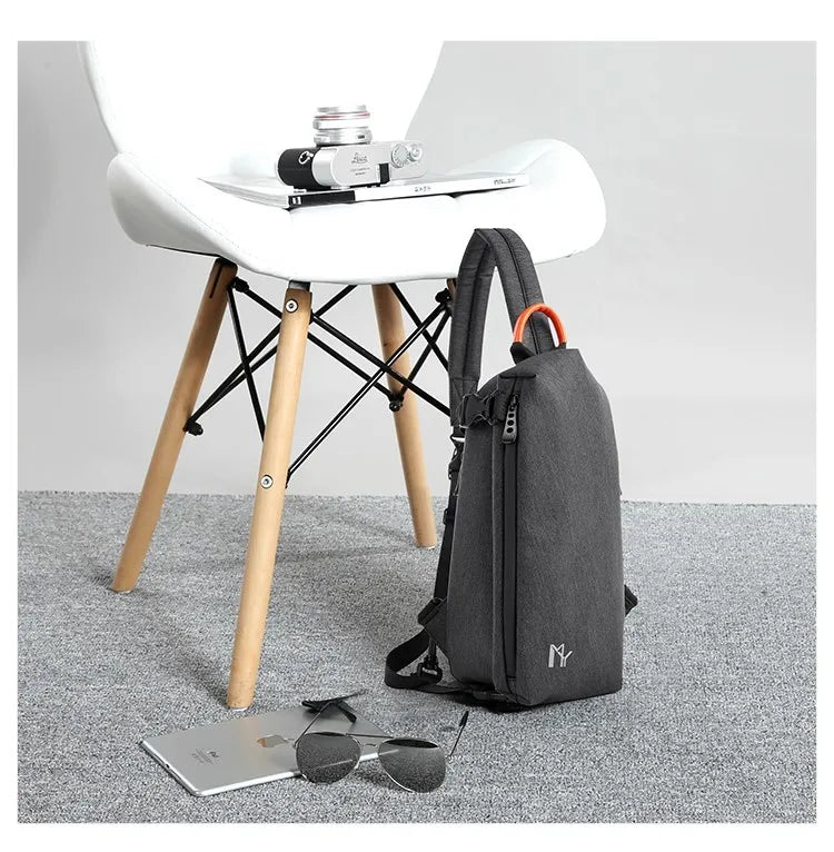 Multifunction Sling Bag Chest Bags for Men Fashion Casual Shoulder Anti Theft Male Single Shoulder Durable Mini Travel Pouch