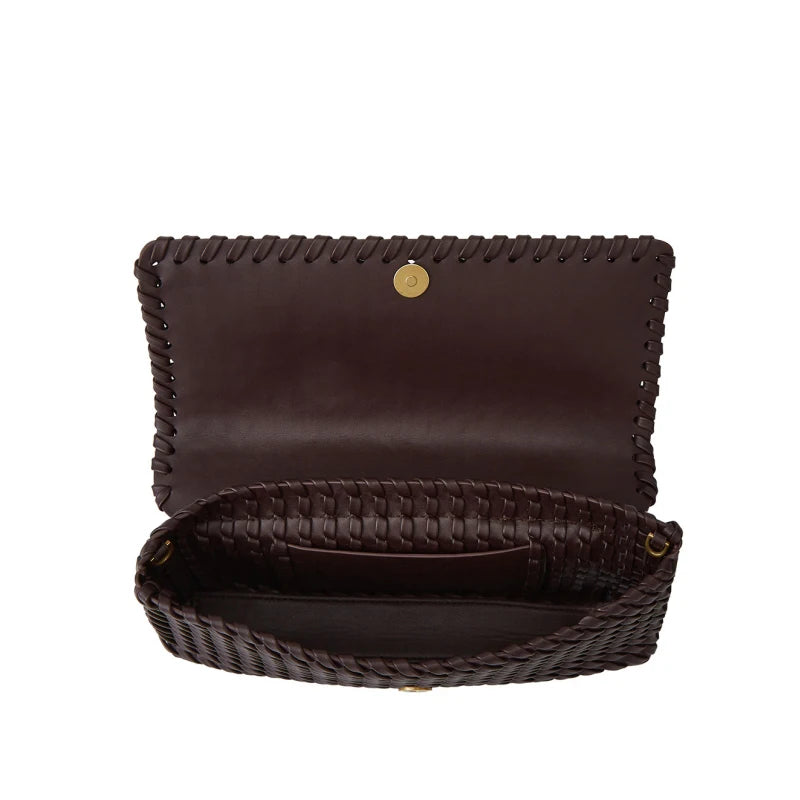 Luxury Top Handle Tote Bag Elongated Exquisite Woven Shopping Bag Magnetic Closure Pocket Shoulder Bag Designer Horizontal Purse