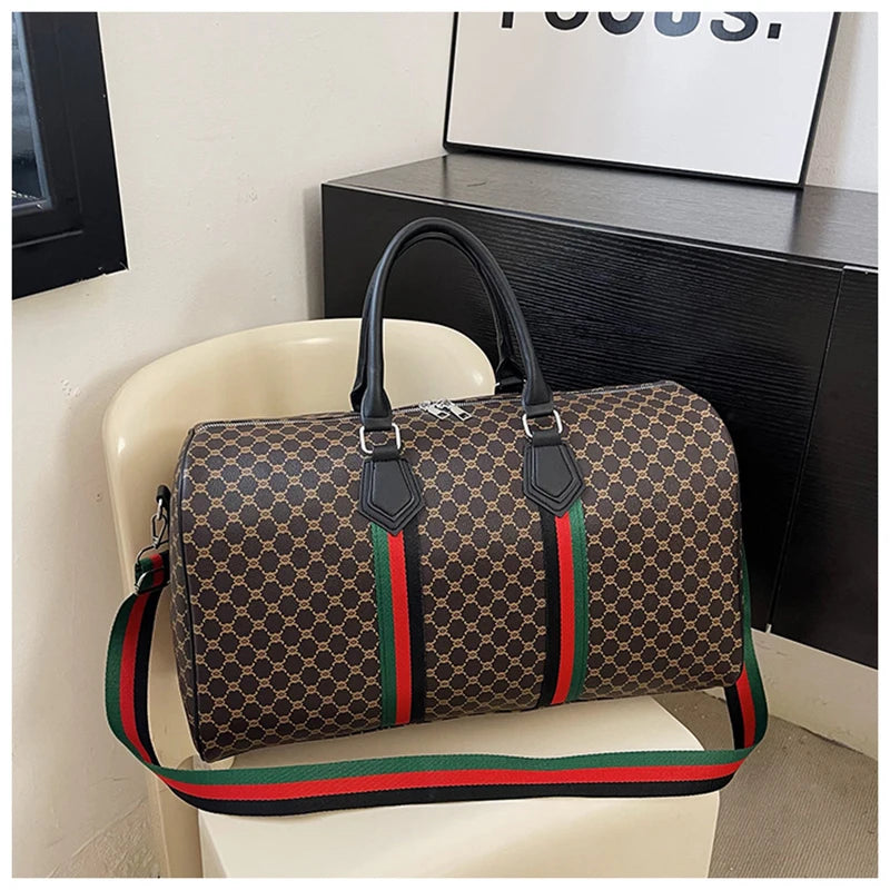 Luxury Travel Women's Bag Duffle Totes Gym Sports Fitness Business Large Capacity Casual Luggage Handbag Outdoor Weekend Bag