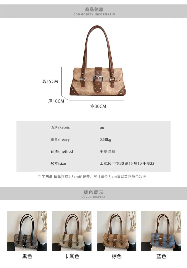 2025 Luxe Underarm Bag, Niche Shoulder Purse for Women, Fashion Commuter Tote, Chic Day-to-Night Bag, Versatile Sling Bag