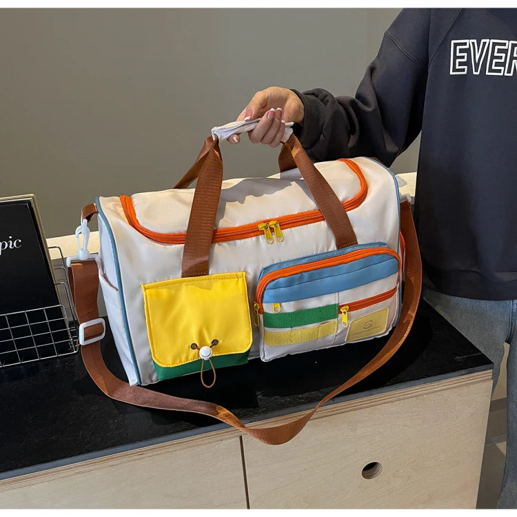 Travel Bag, Duffel Bag Cosmetics Bag, Professional Fitness Bag, Yoga Swimming Training Backpack, Satchel Shoulder Crossbody Tote Bag, Suitable for Men and Women