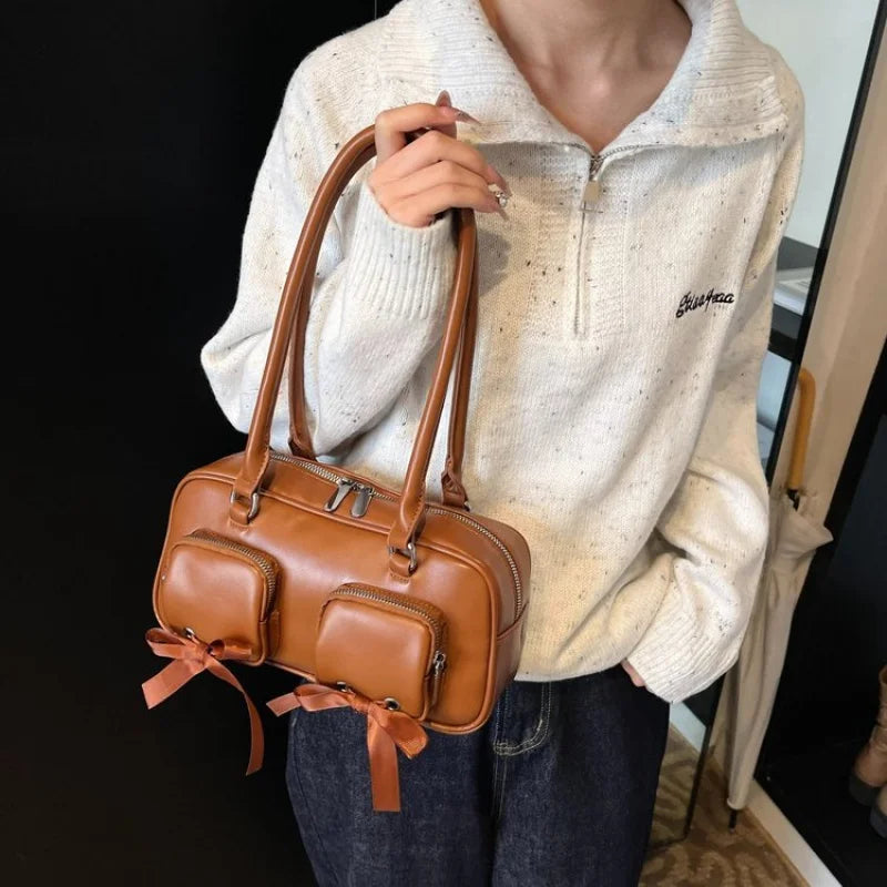 Trendy Designer Crossbody Bag For Women Genuine Leather Shoulder Handbag Luxury Tote Purse Classic Style