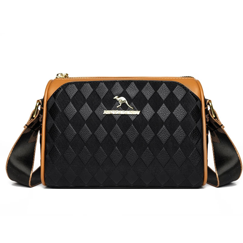 Luxury Handbags Women Bags Designer Crossbody Bags for Women Mother Soft Pu Leather Shoulder Purses Handbag Clutch 3 Layers Sac