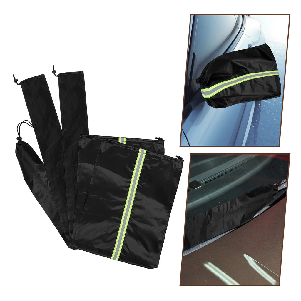 Side Mirror Covers Car Protective Cover Rear Windshield Wiper Cover Mirror Dust Rain Snow Protection Car Side Mirror Cover Parts
