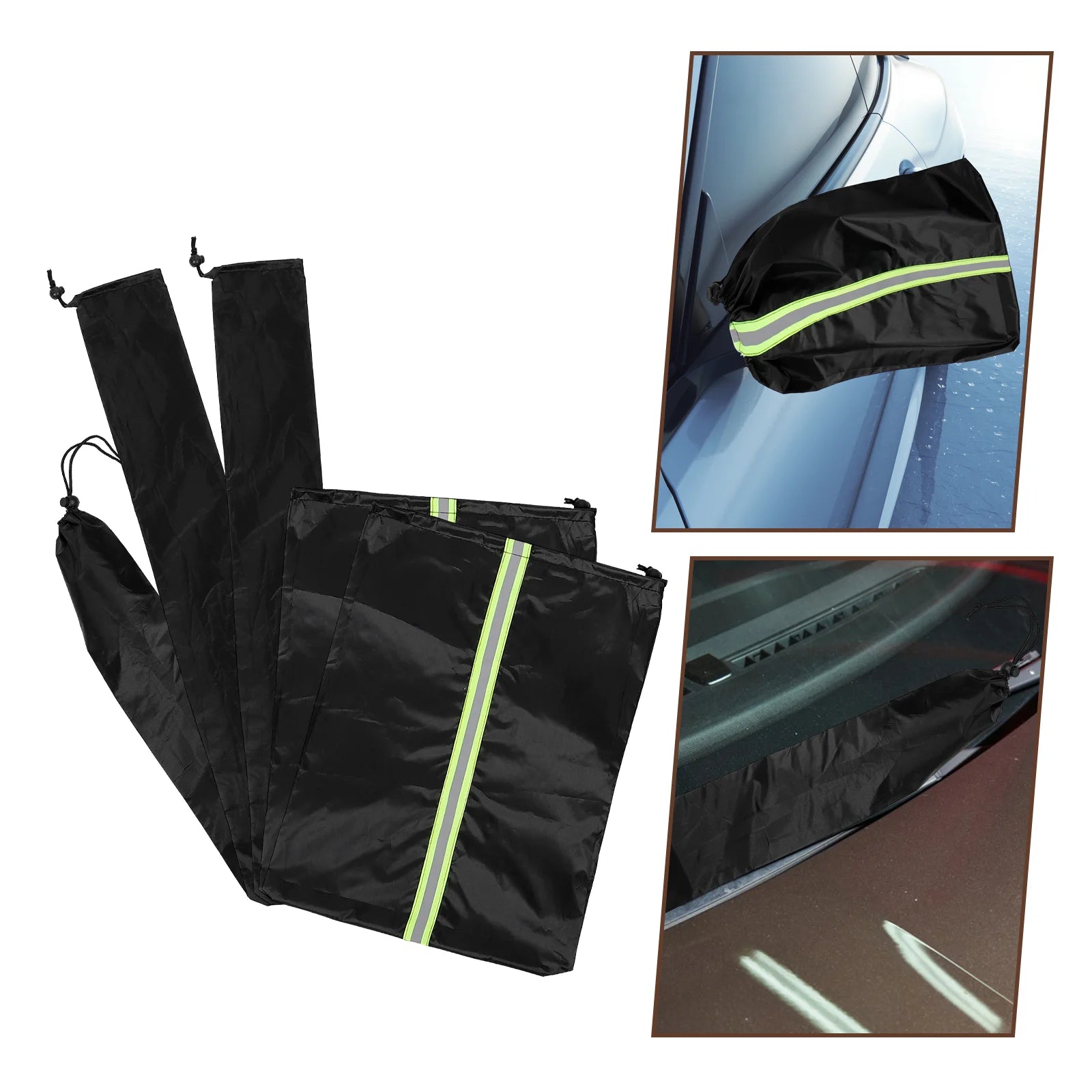 Side Mirror Covers Car Protective Cover Rear Windshield Wiper Cover Mirror Dust Rain Snow Protection Car Side Mirror Cover Parts