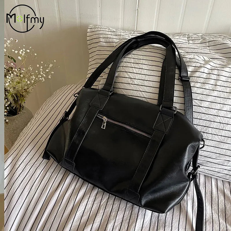 Luxury Designer Tote Bag Female Hobo Handbag Large Capacity Shoulder Bags Big Stylsih Soft Leather Women Messenger Shopper Bags