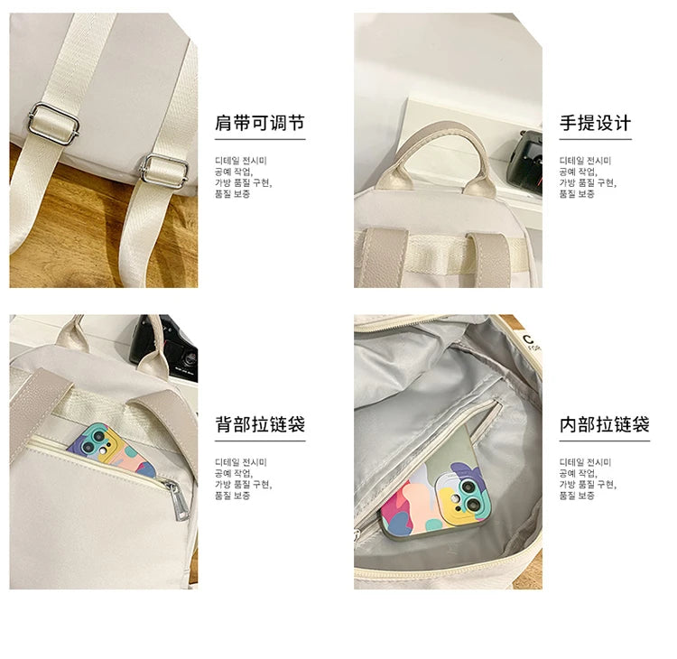 Luxury Brand Lady Fashion Backpacks High Quality Large Capacity Shoulder bags Waterproof Multi Functional Women's Handbags