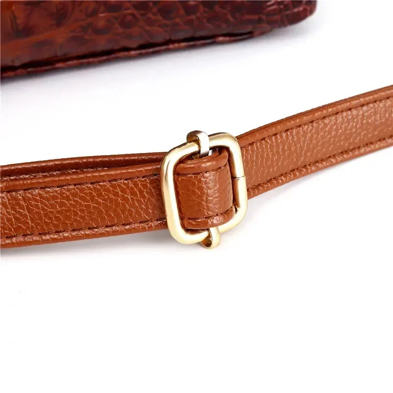 Luxury Handbags Women Bag Designer Crocodile Woman Leather Handbag Ladies Green Party Tote Shoulder Bags ショルダーウォレット Designer Bag