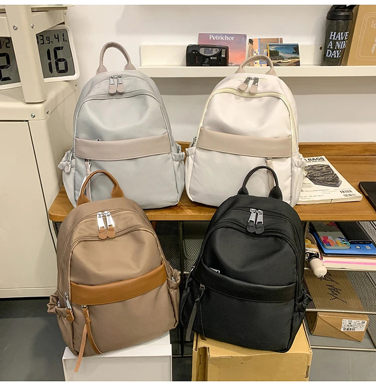 Luxury Brand Lady Fashion Backpacks High Quality Large Capacity Shoulder bags Waterproof Multi Functional Women's Handbags