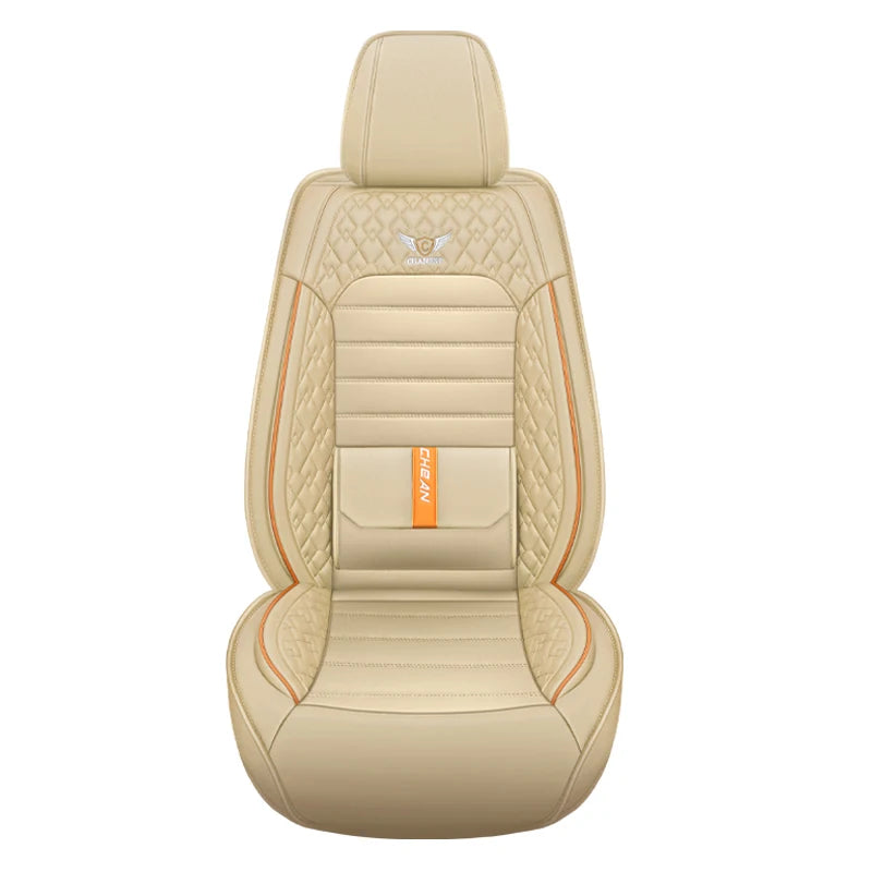Ultra-Comfy & Durable Full-Wrap Leather Car Seat Covers – Premium Craftsmanship, All-Season, Universal Fit for Most Vehicles