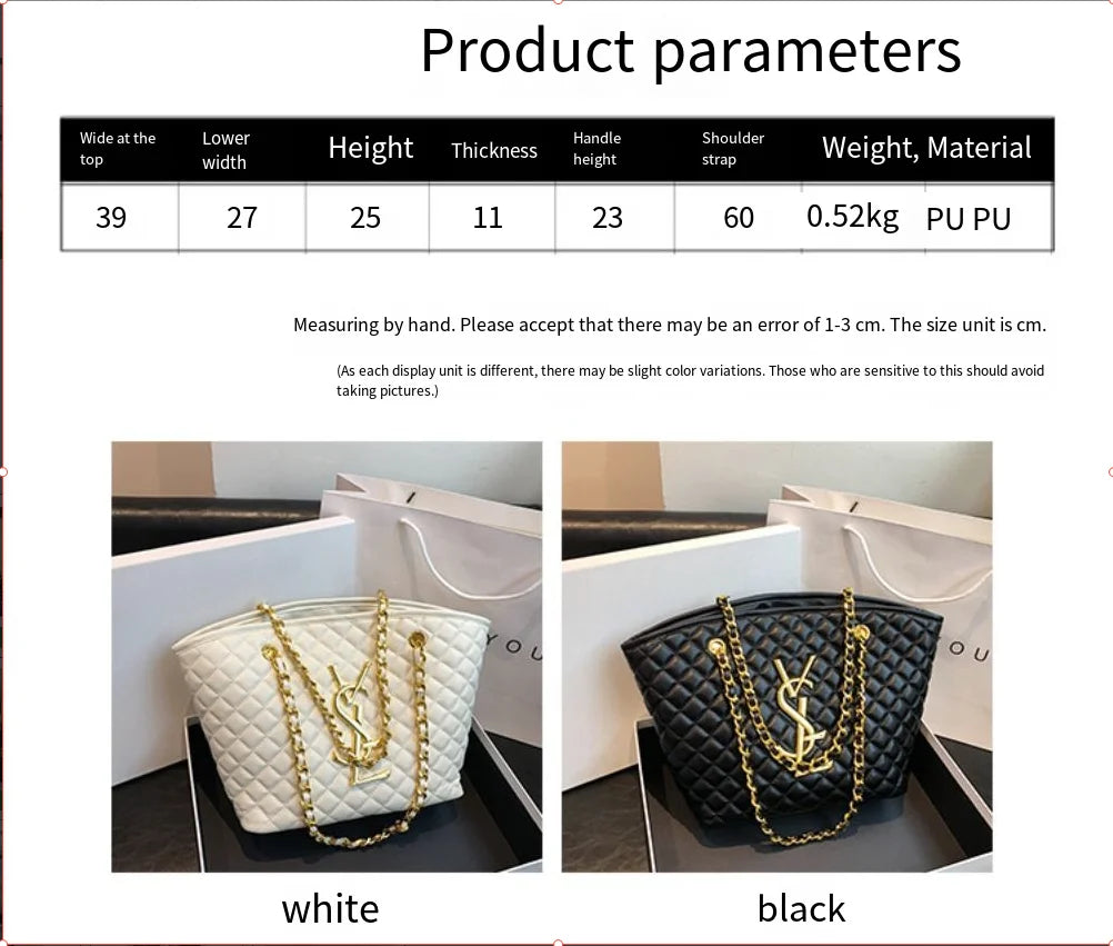 2025 New Designers' Large Capacity Ladies' Bags - Luxurious Retro Diamond Pattern Shoulder Bags with High-Quality Texture Tote B